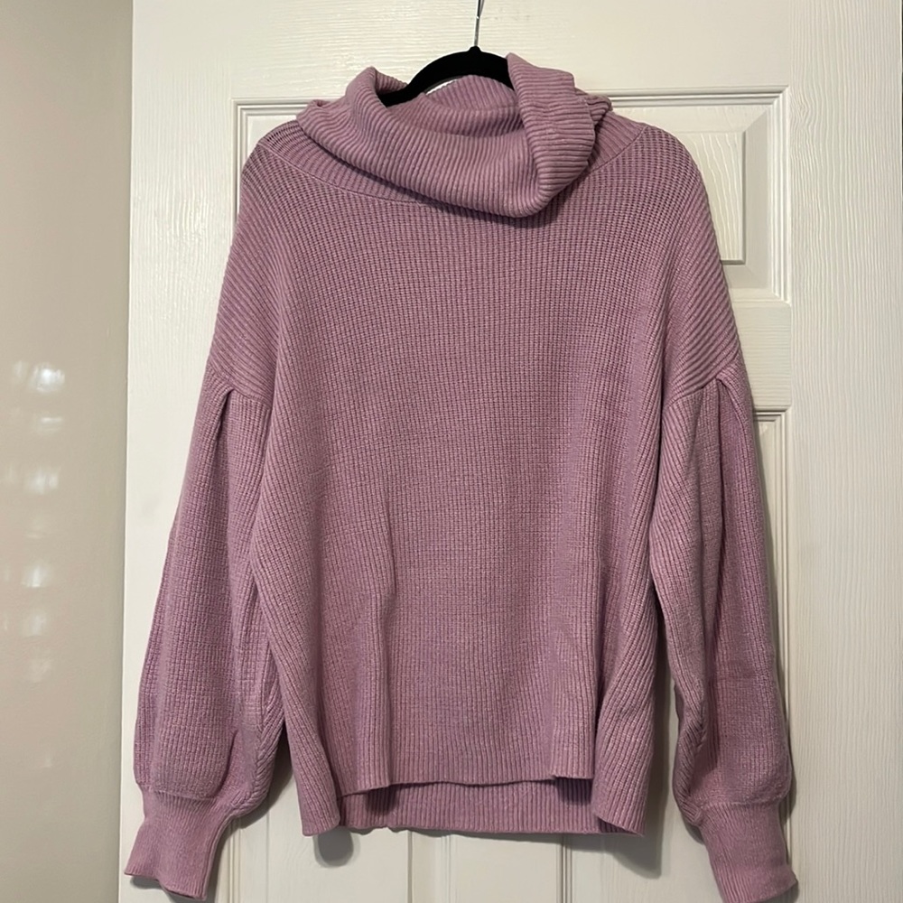 Vici What A Treat Turtleneck Sweater - Lavender - Large